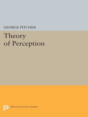 cover image of Theory of Perception